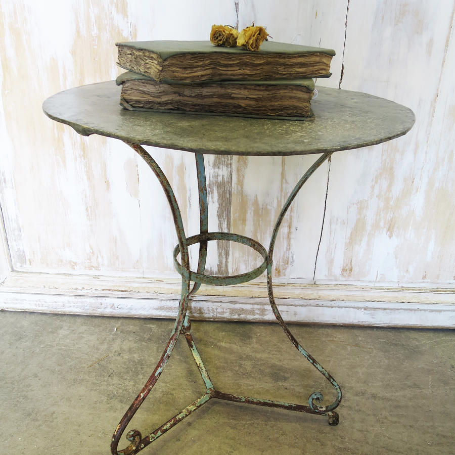 Small Round French Cafe Table