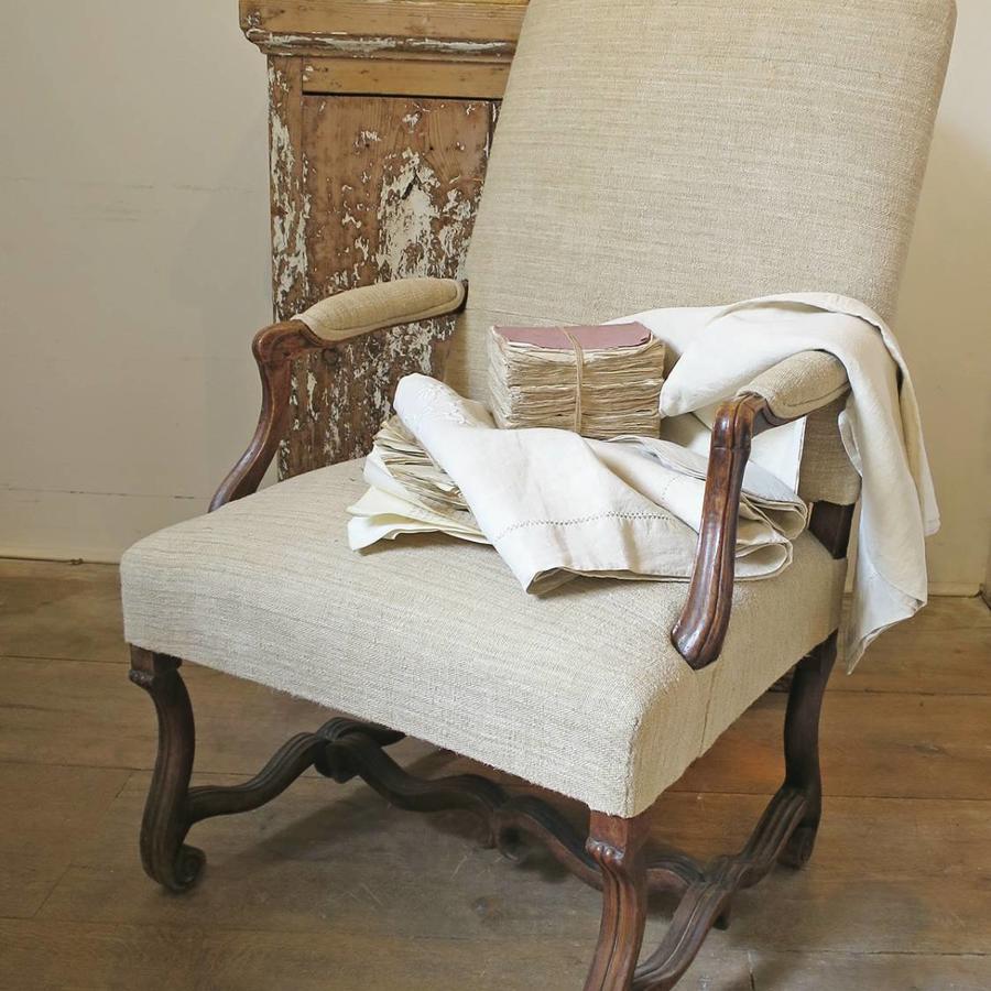 Antique French Fauteuil 18th century Louis X1V