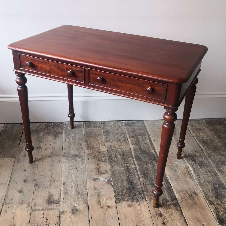 19th century two drawer centre table