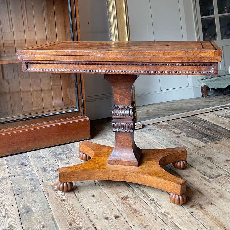 A card table by William Trotter