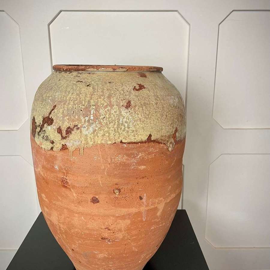 19c terracotta Turkish pot
