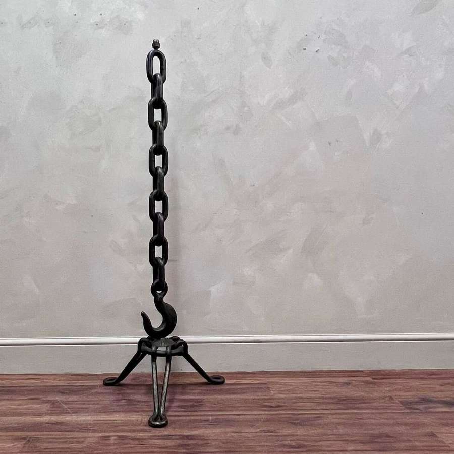 Brutalist Chain Lamp Attributed to Franz West