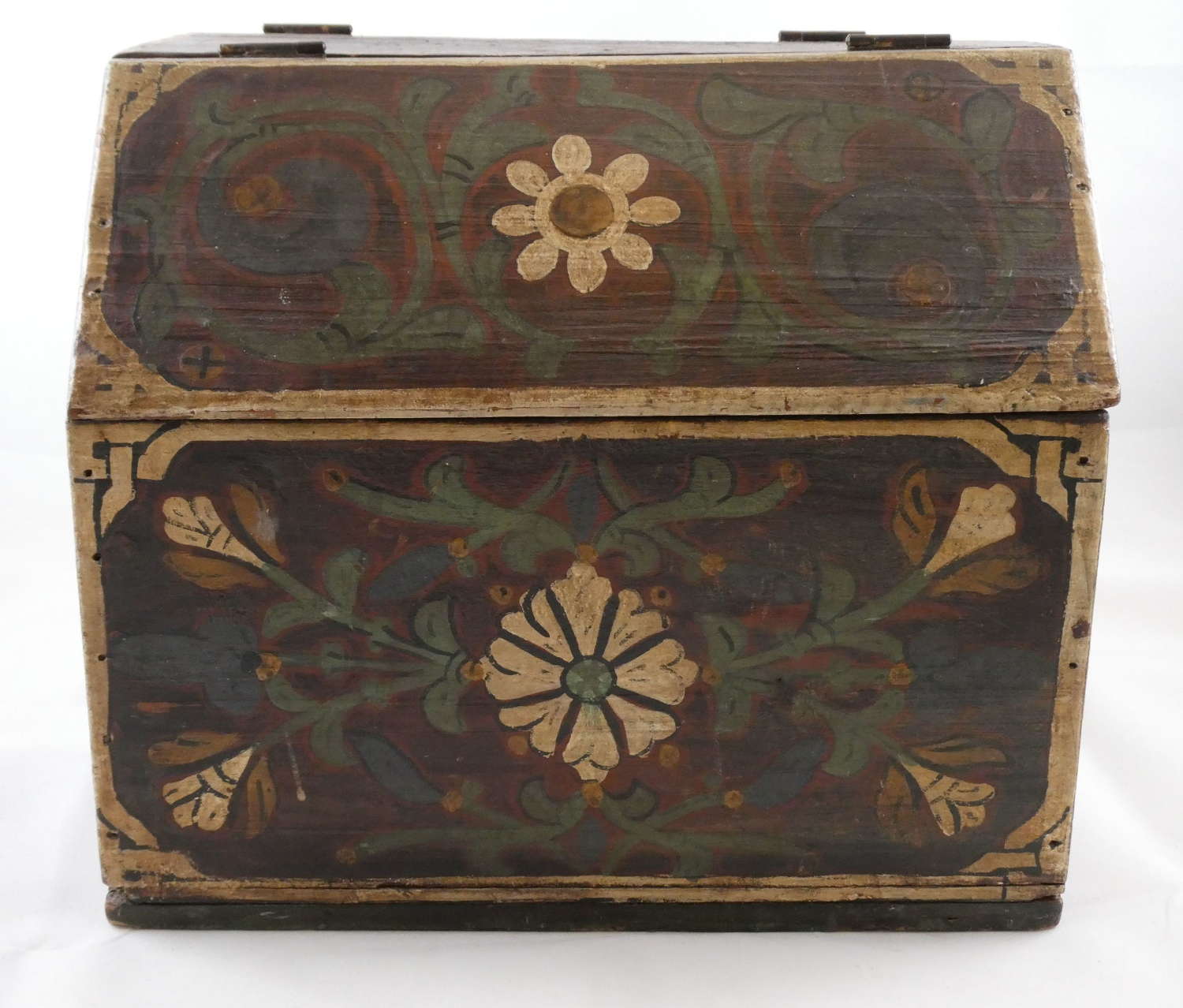 19th Century Painted Work Box