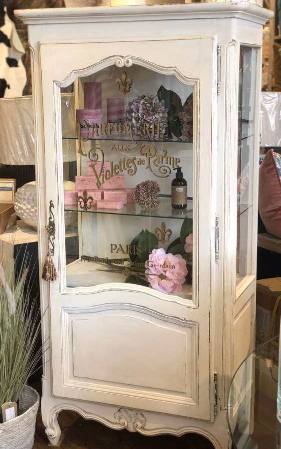 Stencilled French cabinet