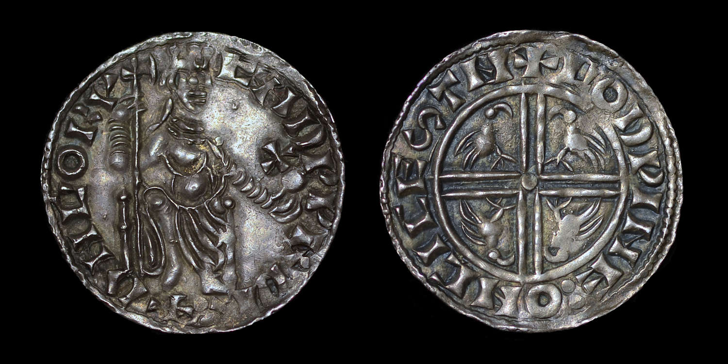 EDWARD THE CONFESSORSOVEREIGN/EAGLE TYPE PENNY, CHICHESTER MINT